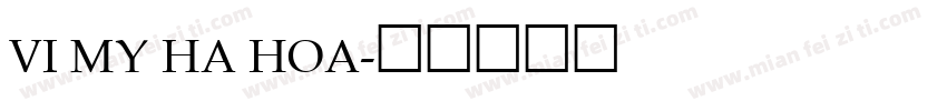 VI My Ha Hoa字体转换